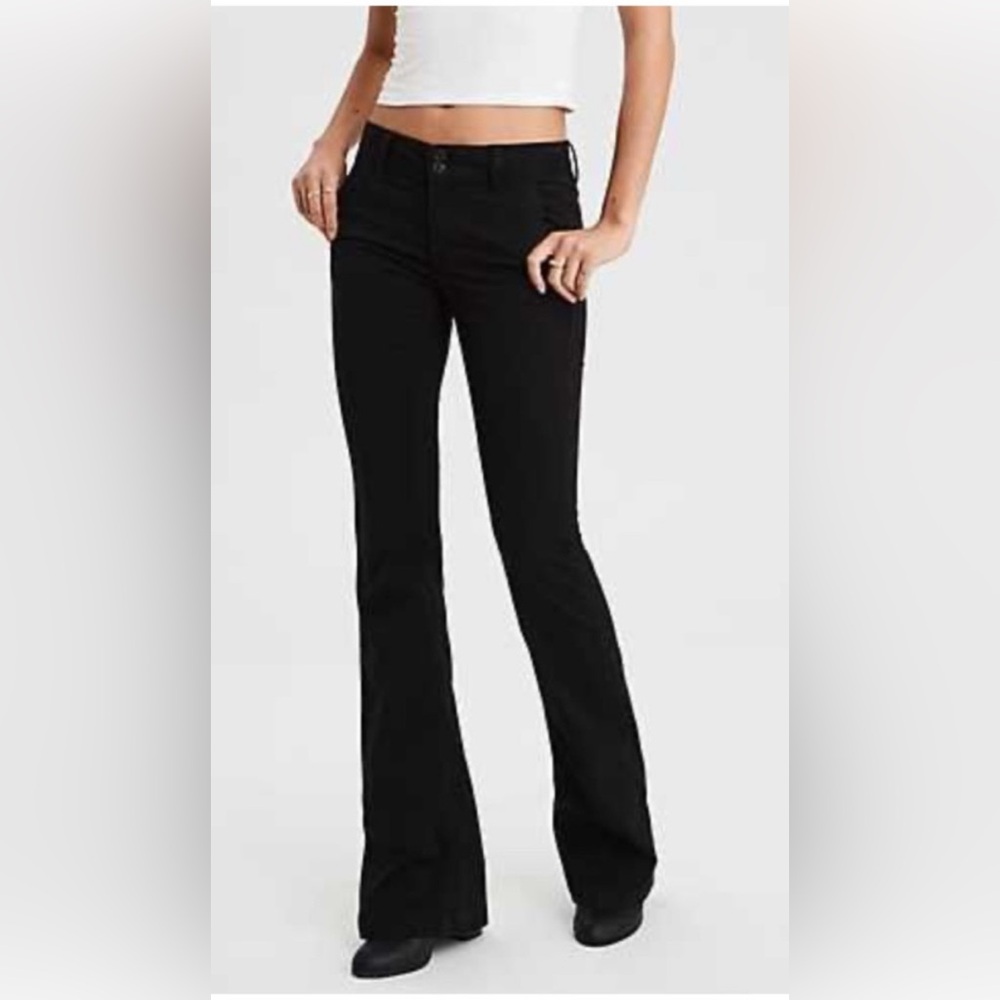 American Eagle Outfitters Black Super Stretch Pants size 10